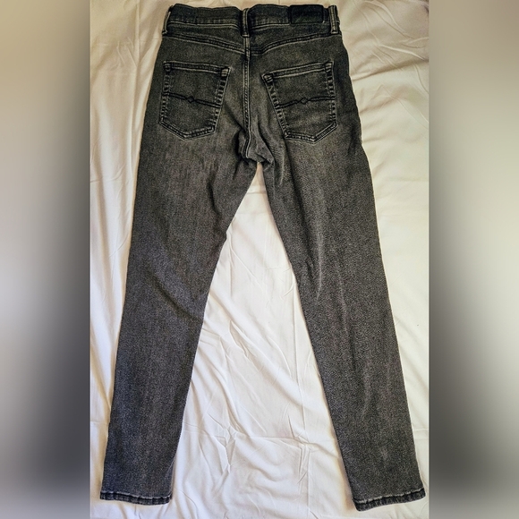 Lucky Brand Mens Faded Black 5 Pocket Zipper Fly Skinny Jeans Size 29 - Picture 10 of 13